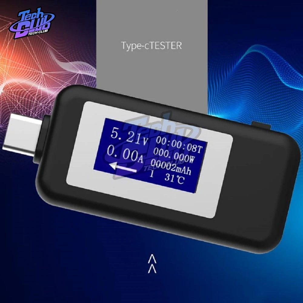 Usb type-C Тестер Многофункциональный ЖК-цифровой измеритель напряжения тока Вольтметр Амперметр детектор Банк питания зарядное устройство монитор