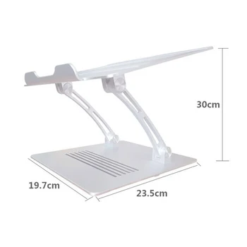 

Laptop Stand Aluminum Folding Laptop Stand Hollow Cooling Supports 11" to 17.3" Laptops and Tablets