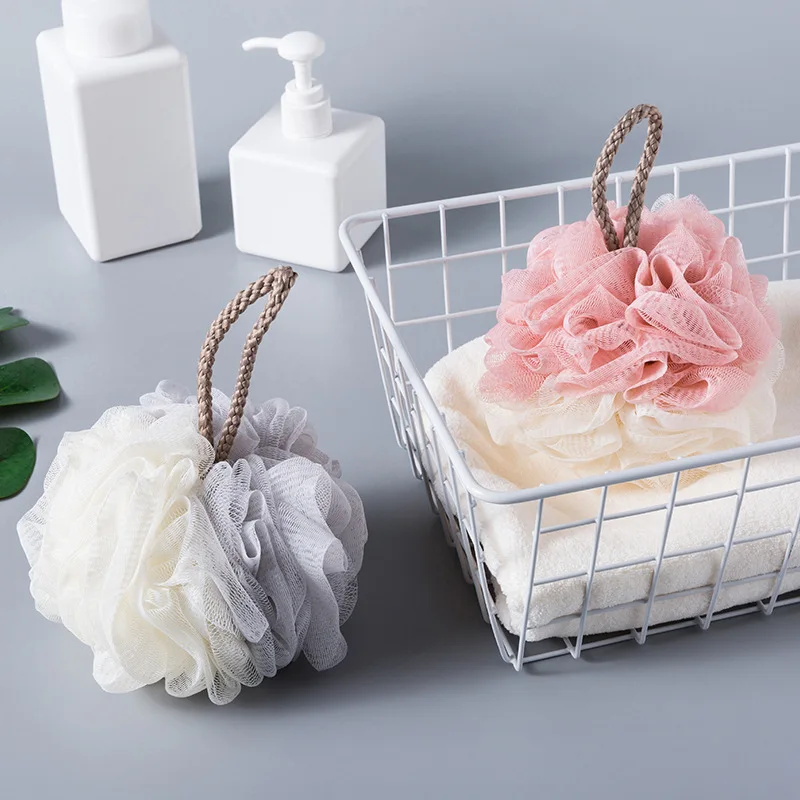 Sleeves Plain Color Super Soft Bath Ball Large Size Bath Towel Bath Supplies Four Colors Rubbing Towel qi pao wang Loofah