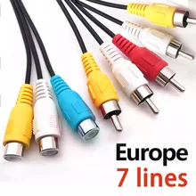 Kabel Av 7 lineas dla DVB-S2 z dostępem do kanałów satelitarnych tanie i dobre opinie Arvin ES (pochodzenie) DIGITAL