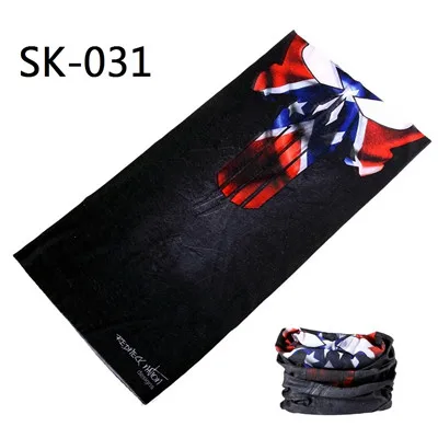 Skull Series Bandanas Sport Bicycle Motorcycle Variety Turban Magic Headband Veil Multi Head Scarf Scarves Face Mask Wrap mens navy scarf