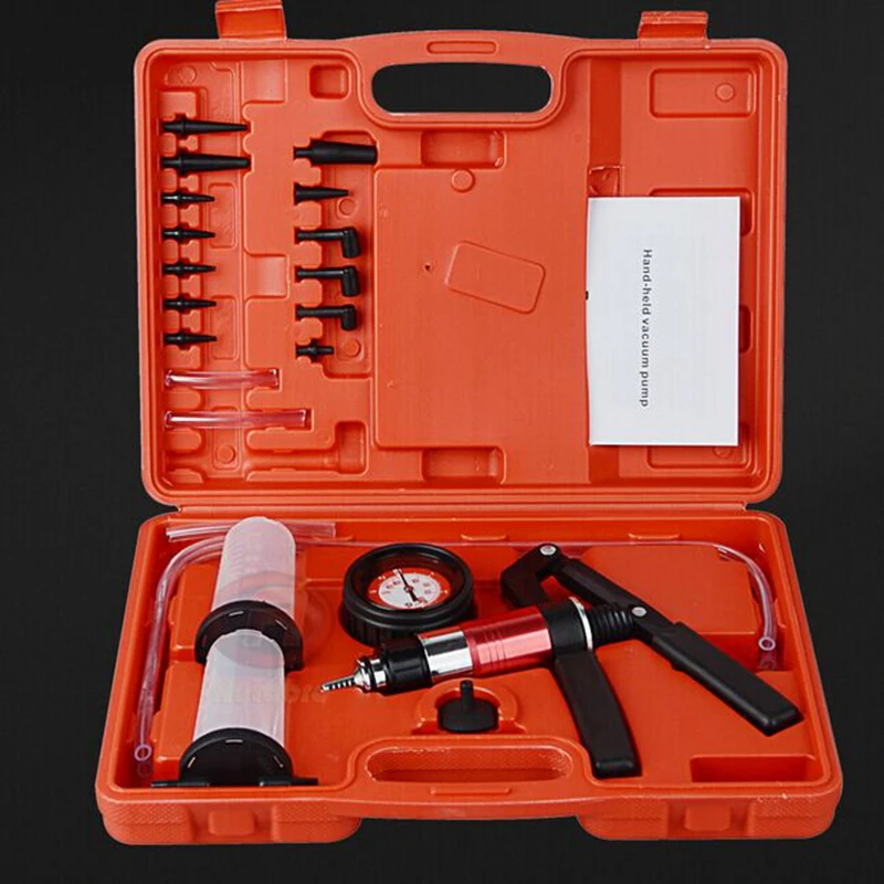 Hand Held Vacuum Pump Test Kits Brake Bleeder Full SetsVacuum Pumps