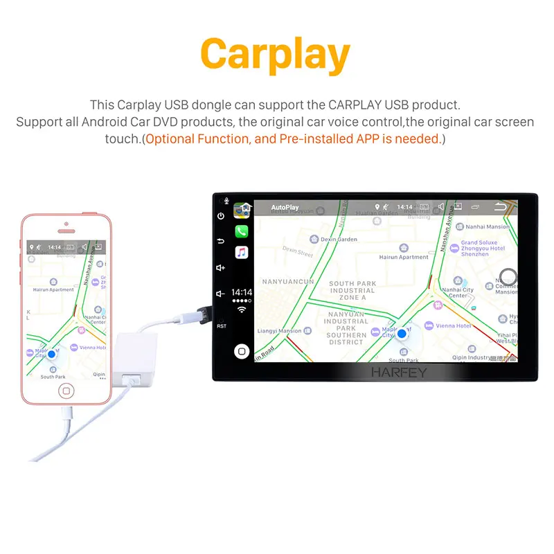 Harfey Android 9,1 Автомобильный gps Радио " Carplay для MG6/2008- Roewe 500 2010 2011- с HD сенсорным экраном Поддержка камеры заднего вида