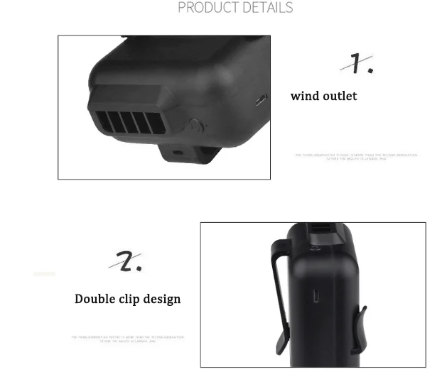 Вентилятор, висящий на талии/шее, Портативный USB power 3, регулировка передач, крутой инструмент, летний аксессуар