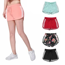 Новые женские спортивные шорты для бега с эластичной резинкой на талии, боковой молнией, йогой, фитнесом, шорты для бега с подкладкой из сетки