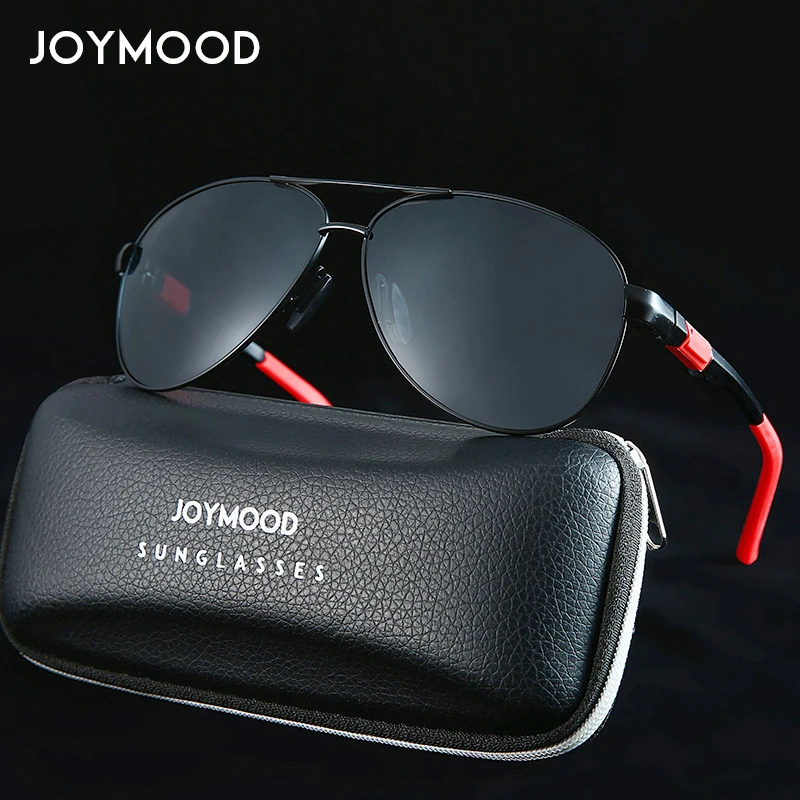 

JOYMOOD Aviation Sunglasses Men Driving Glasses Brand Designer Alloy Frame Polarized Sunglasses Vintage Sun Glasses For Men