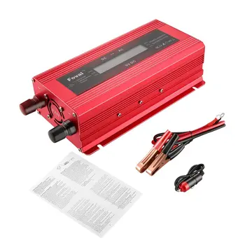 

Universal Short Circuit Overload Protection Car Solar Power Inverter DC 12/24V to AC 220V Modified Sine Wave Converter