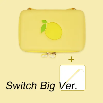 Lemon Bag Аксессуары для nintendo Switch, сумка для хранения, чехол-крышка, чехол для пульта переключения, сумка для переноски, NS Switch, Защитная пленка для экрана HD - Цвет: Lemon Bag