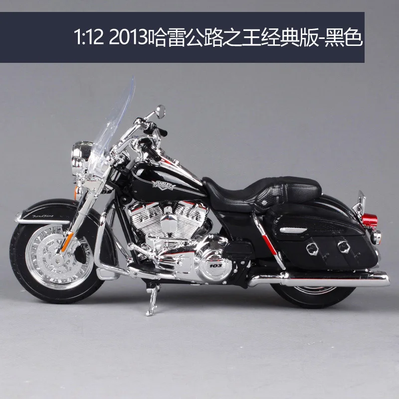 Maisto 1:12 Harley Davidson 2013 FLHRC Road KING классическая модель мотоцикла из металла игрушки для