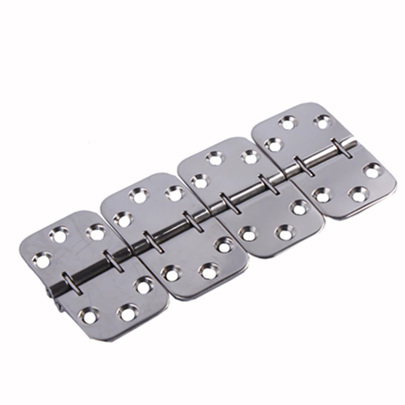 shower glass door hinges polished chrome finished stainless steel shower gate hardware 90 degrees opening angle shower room door 4 pieces Marine hardware Flush Hinges 316 Stainless Steel Door Hinges Polished Silver for Boat Marine Door Compartment