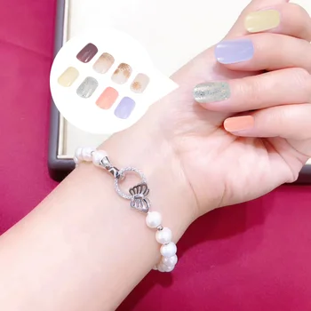 

60 Pcs Fake Nails Patches Nail Pieces Fake Handy Chic Nail Art Decals Nail Tips for Lady Nail Art Women