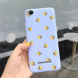 Lovely Cartoon Silicone Phone Case - Candy Color Soft Cover for Redmi 4A (TGzi1071)