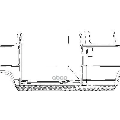 Порог Кузова Прав Fiat: Ducato 82-94 VAN WEZEL арт. 1745110