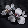 Muylinda Flower Leaves Stone Brooch Vintage Metal Brooches And Pins Women Large Banquet  Pin Accessories Gift For Women ► Photo 1/6
