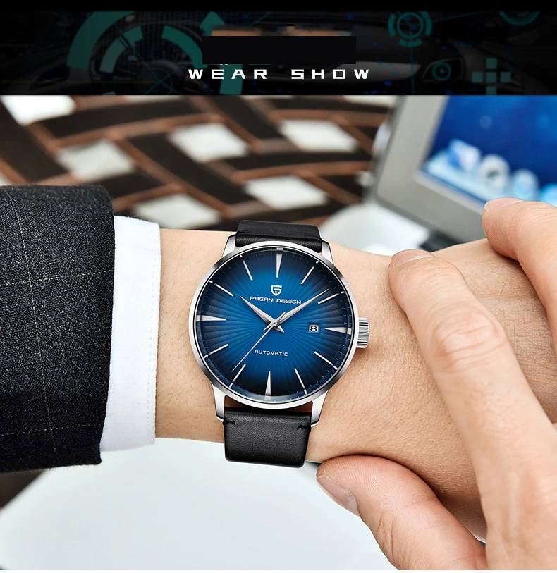 PAGANI DESIGN Luxury Brand Men Watch Automatic Mechanical Men Watches Waterproof Stainless Steel Watch For Men Relogio Masculino