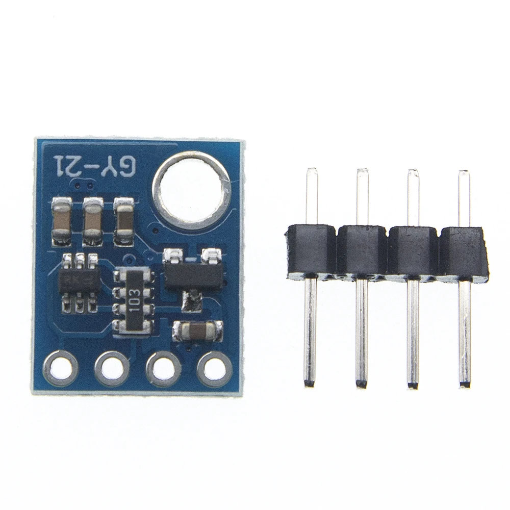 GY-21 HTU21D IIC/iec, цифровой датчик температуры и влажности, коммутационная плата, модуль для метеостанций, управление хумидором, 3,3 В