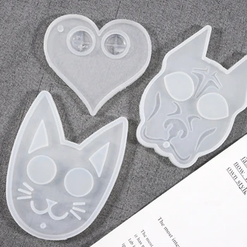 

DIY Super Glossy Self-defense Keychain Crystal Epoxy Resin Mold Silicone Mould