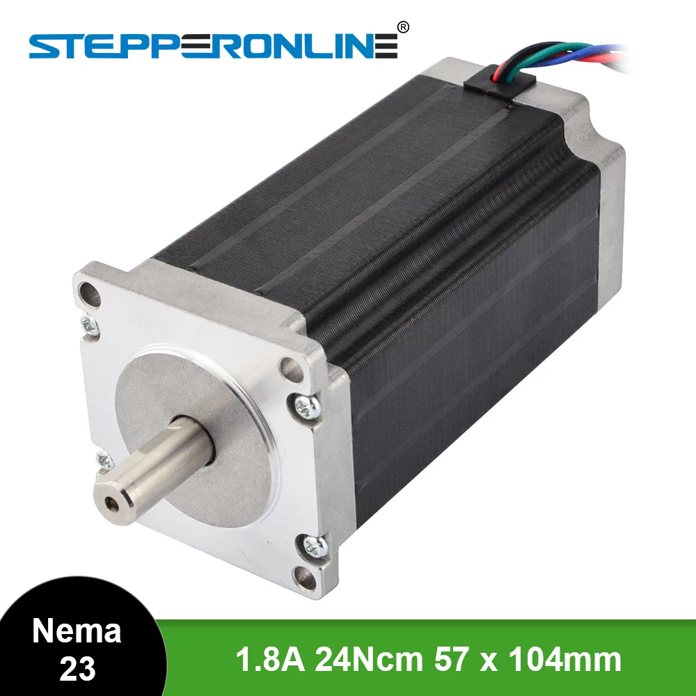 Stepping Motor 2.4nm 1.8a 8mm Shaft Nema23 Stepper Motor 4-lead 57 ...