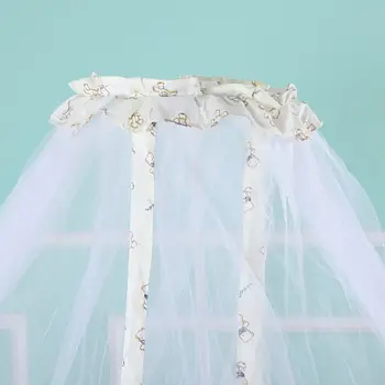 

New Baby Round Mosquito Net Hung Netting Bed Canopy For Kids Bedroom Mosquito Net Stand Holder Adjustable Clip-on Crib Canopy Ho