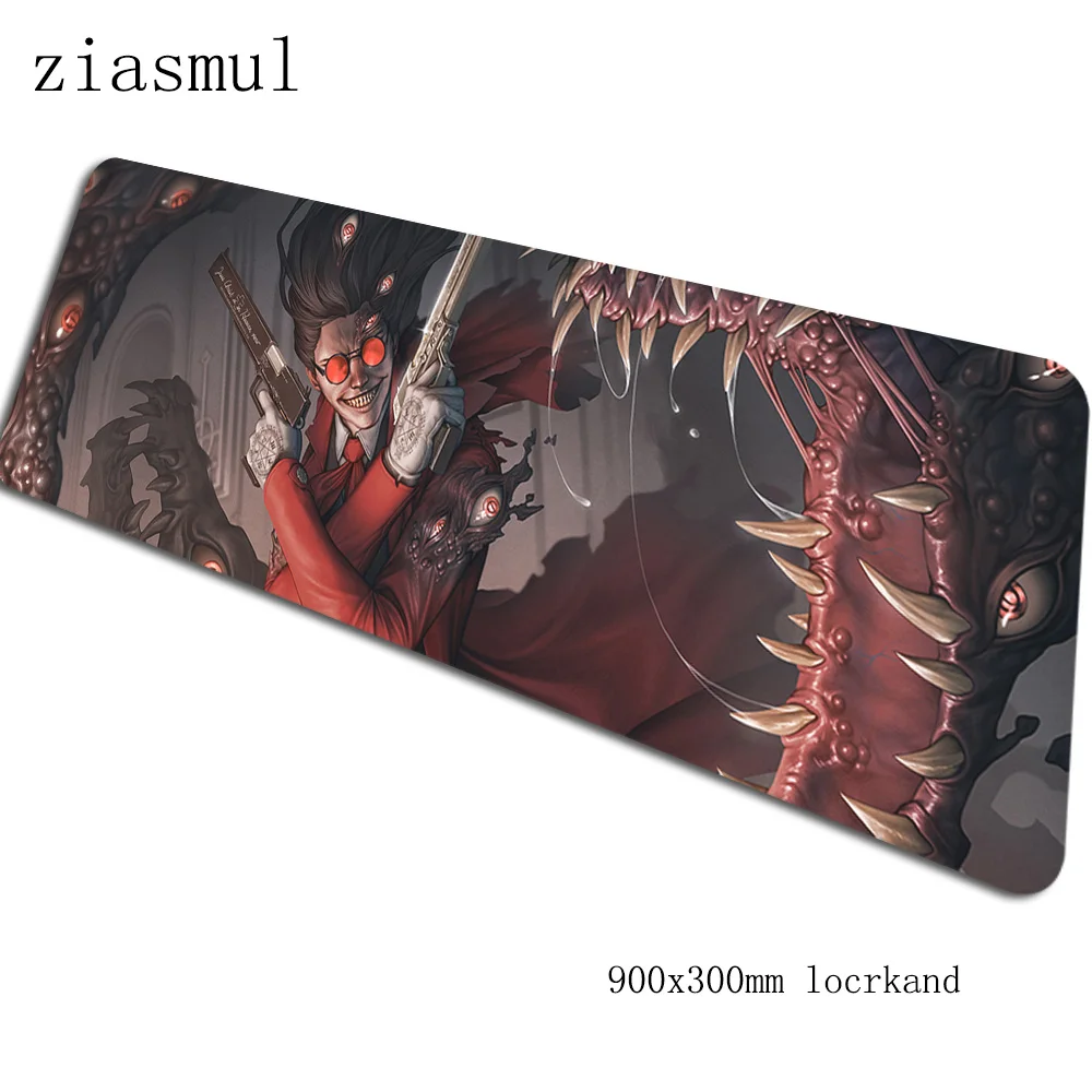 Hellsing padmouse 900x300x3 мм игровой коврик для мыши эстетический коврик для мыши геймер компьютерный стол профессиональный коврик notbook mousemate pc - Цвет: Size 900x300x3mm