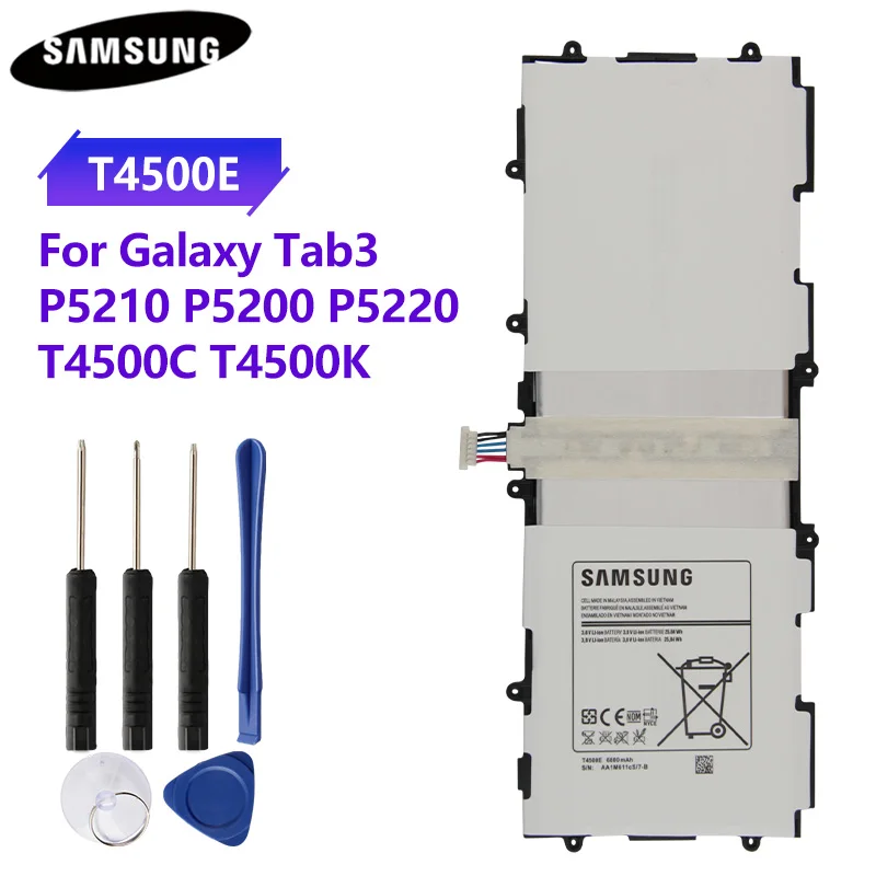 Оригинальная Аккумуляторная батарея для Samsung GALAXY Tab S 10 5 Φ P7500 P601 P5220 4 T531 note10 1