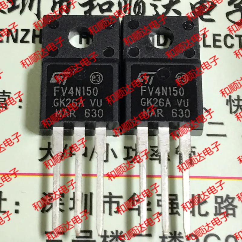 

10PCS STFV4N150 TO-220F 1500V 4A