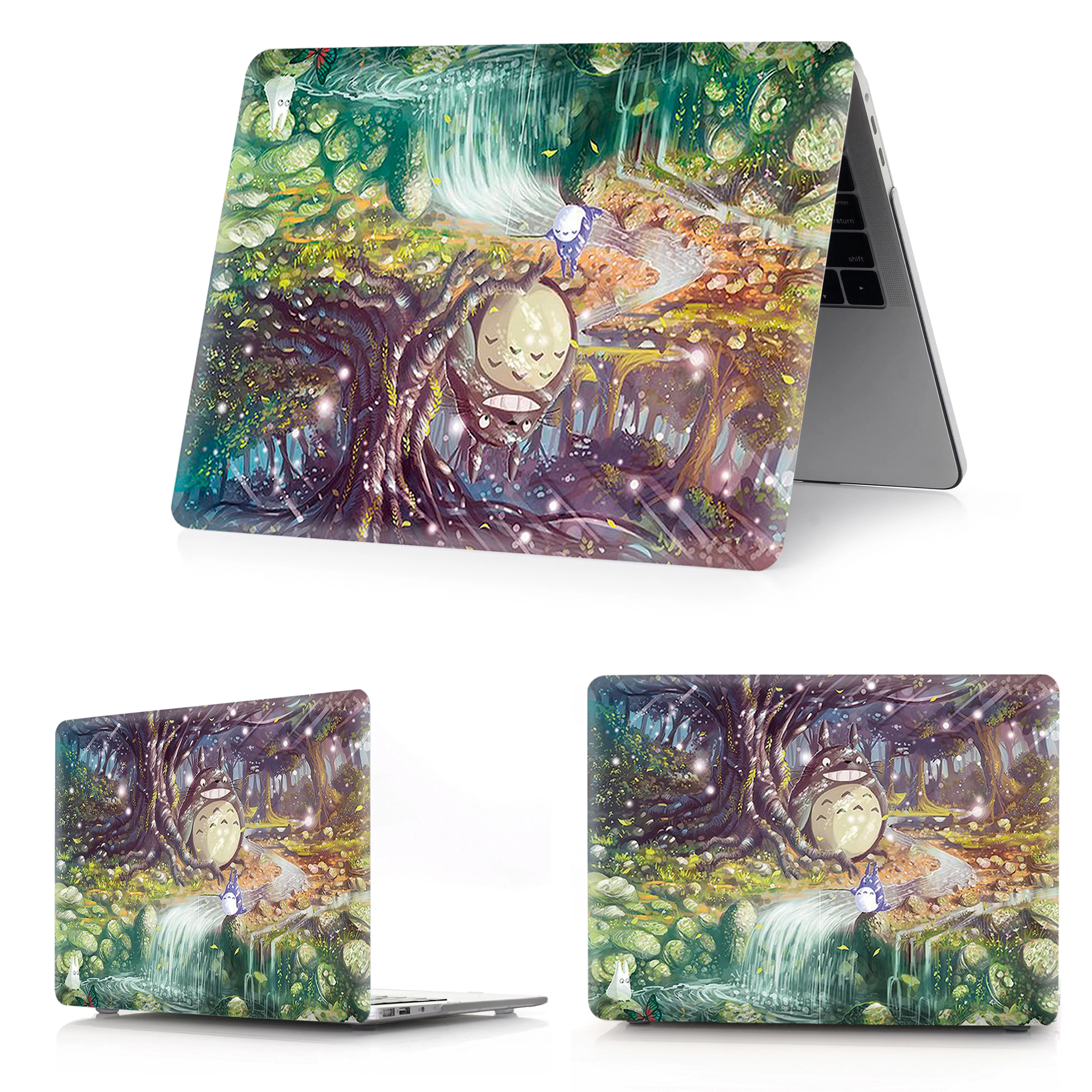 Корпус для ноутбука Totoro с цветным принтом Apple Macbook M1 Chip Air Pro Retina 11 12 13 15 16 A2337