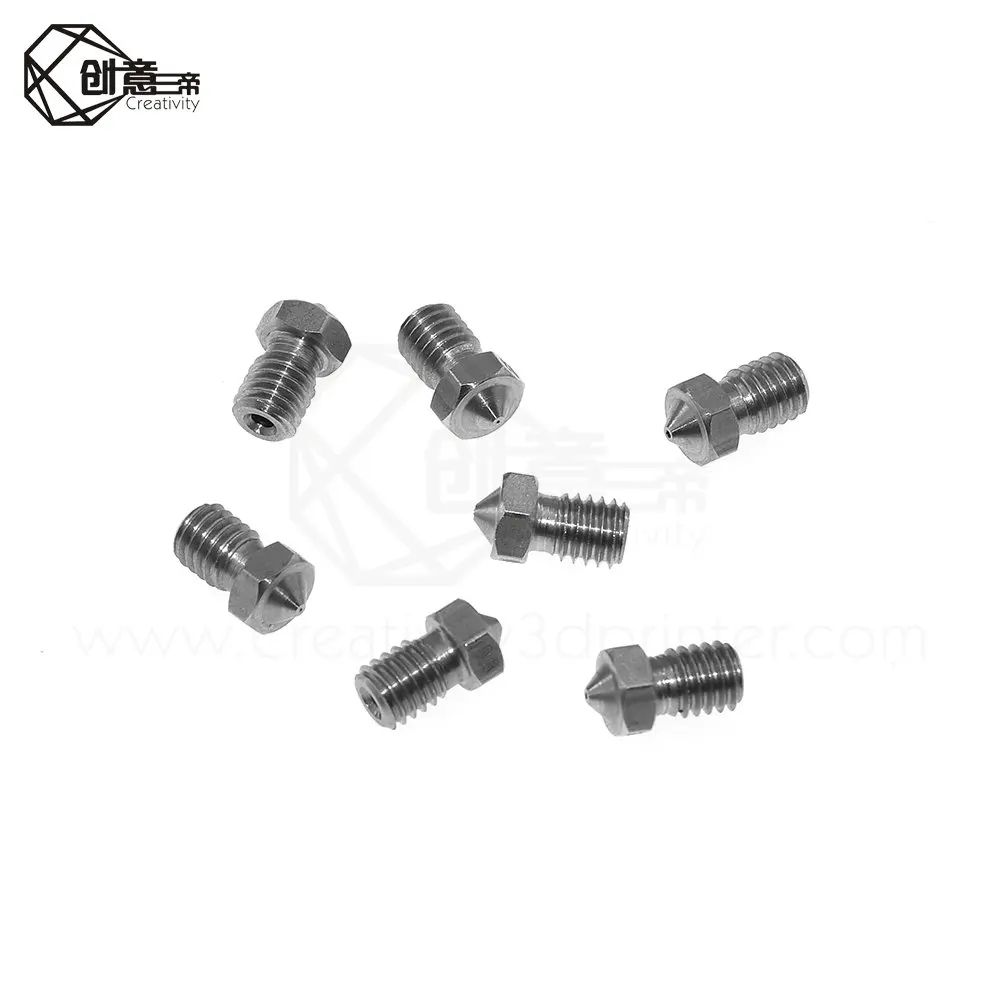Латунная насадка 3D V6 или V5 J head Hotend 1 75 мм 10 шт. детали для принтера|Детали и