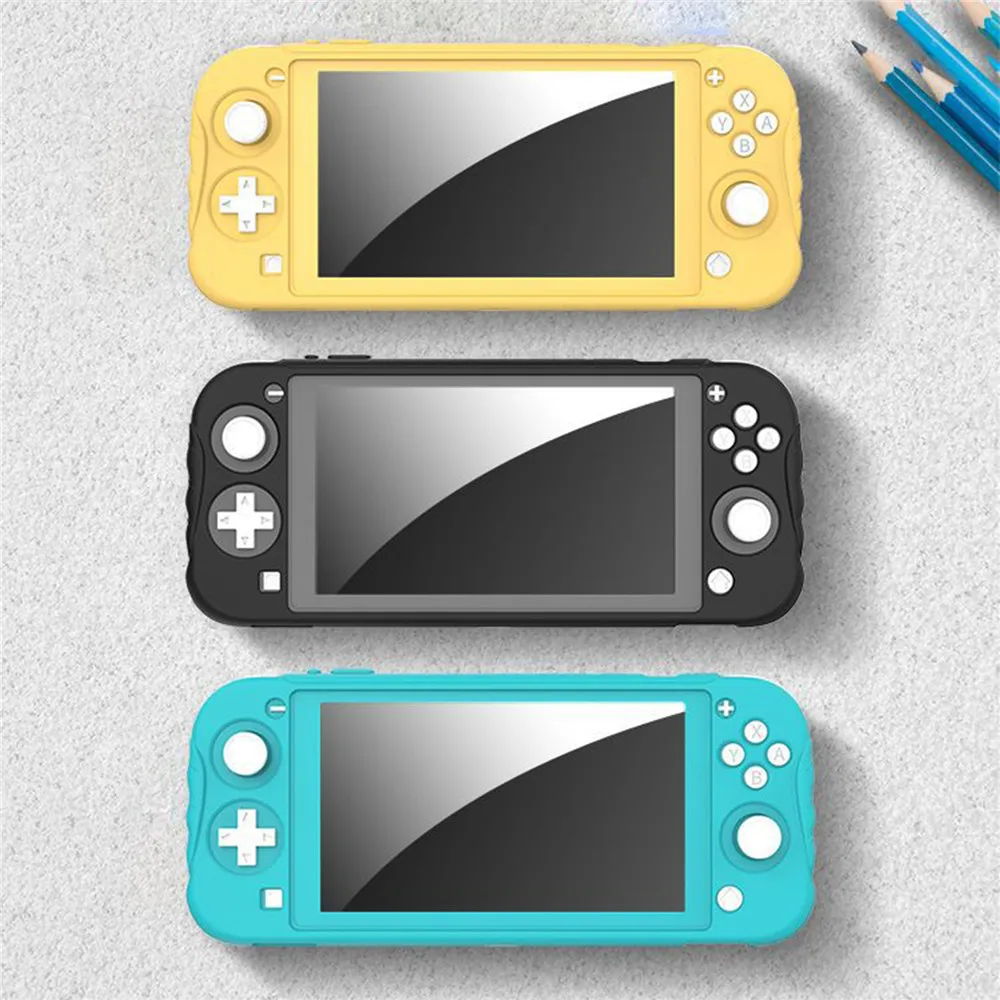 Силиконовый защитный чехол для Nintendo Switch Lite консоль захват игра над рисунком отпечатков пальцев-защита кожи оболочки