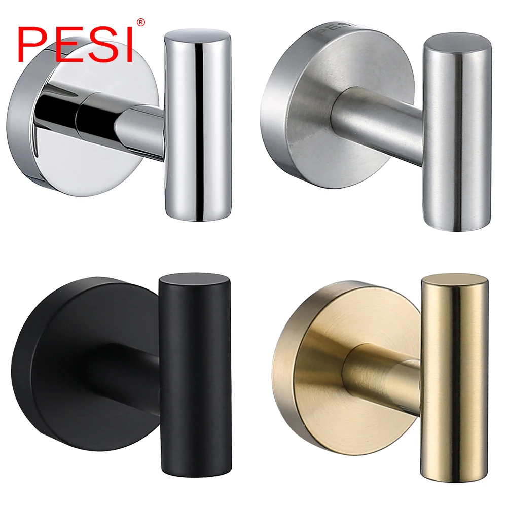 Настенный крюк для одежды из нержавеющей стали аксессуары ванной/кухни