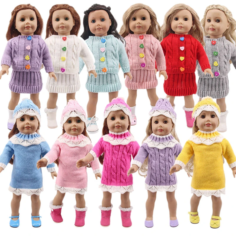 Ropa De Muneca Para Bebe Estilo De Invierno Vestido De Sueter Para Muneca De 18 Pulgadas Traje De Invierno Regalo De Navidad Munecas Aliexpress