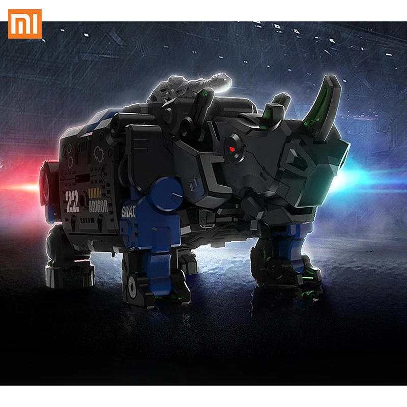 Xiaomi 52 Игрушки Трансформеры игрушка зверь серия программа обезьяна игрушка для синий Броня Игрушки для девочек мальчиков Детский подарок на день рождения
