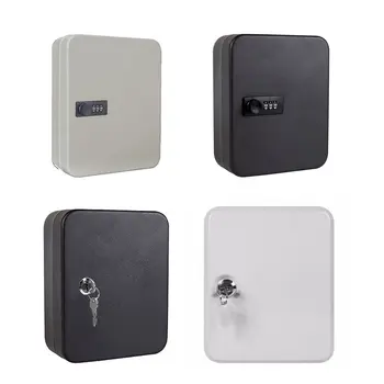 

Key Box Household Wall-Mounted Password Key Cabinet Storage Box Management Box Wall-Mounted Car Key Box