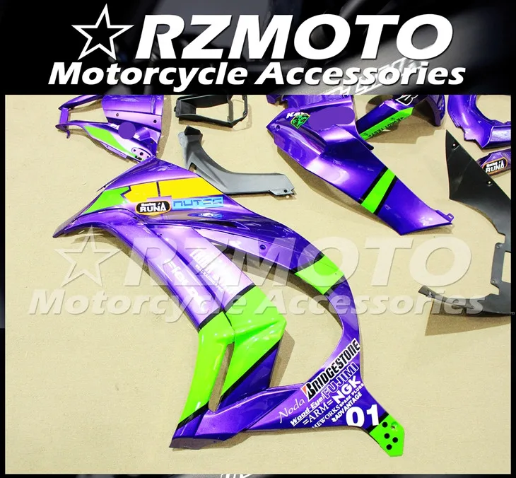ABS мотоцикл обтекатель комплект для KAWASAKI ZX-10R 2011- год кузов литьевая форма Магазин № 2079