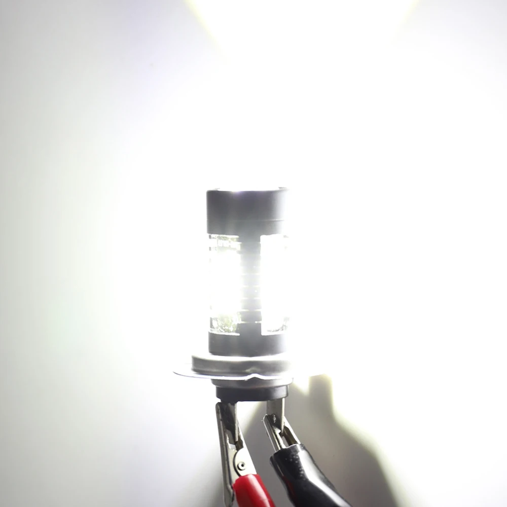 2PCS H7 H8 H9 H11 12LED 60W Car Headlight Bulbs Lamp LED Headlight Bulb Running Light