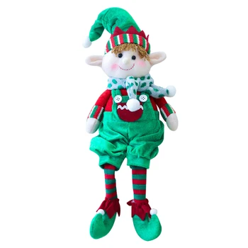 

Plush Elf Elves Dolls Toy Christmas Tree Ornaments Xmas Decor New Year Gifts M09
