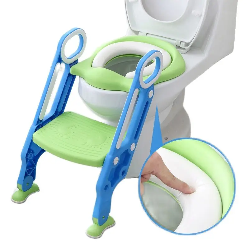 Marchepied de style escalier pour enfants, toilette pour bébé réglable,  tabouret pliant T1, siège de toilette pour enfant, anneau de pot pour bébé  - AliExpress