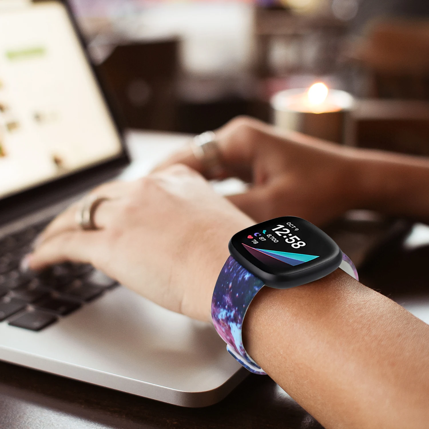 Fitbit Versa 3 Ʈ ġ Ʈ Ǹ  ü   Fitbit Sense Strap Correa Fitbit versa 3 Band