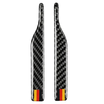 

For- General Motors Interior Carbon Fiber Sticker Rearview Mirror Anti-Collision Sticker a Panel Sticker