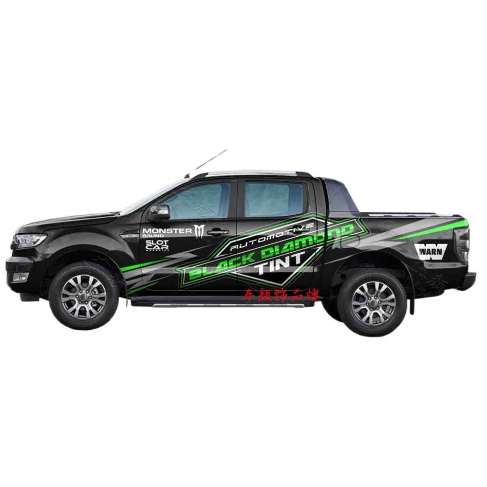 New Car Sticker For Ford RANGER Body Decoration Sticker RANGER Exterior  Modified Pull Flower Film - AliExpress