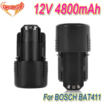 

4800mAh10.8V -12V Li-ion BAT411 Rechargeable Battery for BOSCH BAT412A BAT413A D-70745GOP 2607336013 2607336014 PS20-2 PS40-2