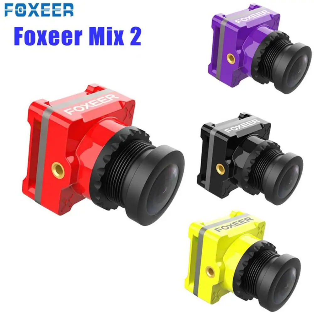 

Foxeer Mix 2 V2 1080p 60fps Super WDR Mini HD FPV Camera 16:9 4:3 PAL/NTSC Switchable 20*20&30.5*30.5mm mount FPV racing drone