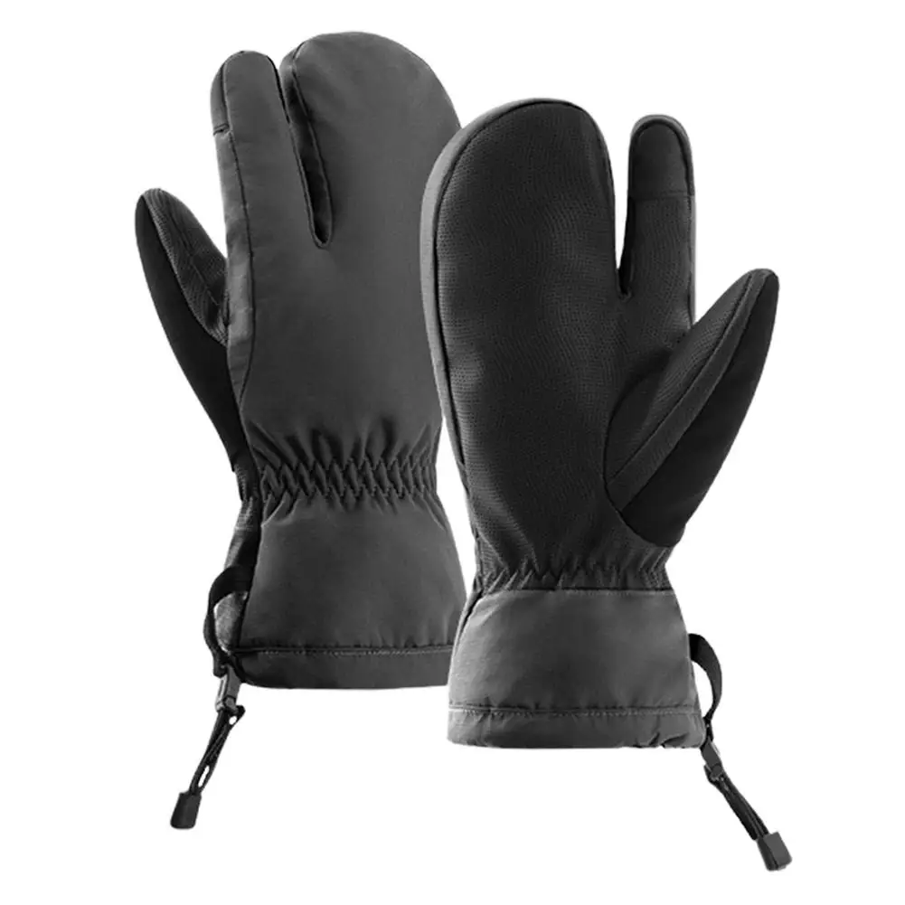 MCTi Ski Mittens Down Mittens Winter Cold Weather Waterproof Touch Screen Mitt for Men 