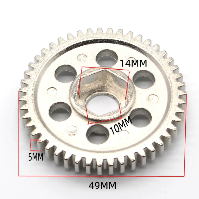 RC Model Car 1:10 HSP Metal Spur. Gear (42T) 06033 and Spur. Gear (47T) 06232 94166/94177