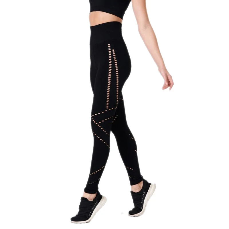 Черный New seamless leggings for women fitness yoga pants thick fabric yoga legging workout gym leggings tummy control sport legging - Цвет: Черный