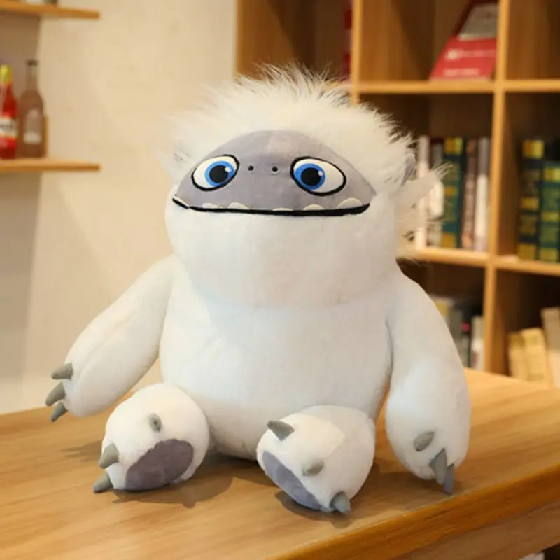 Белый 35 см Cartonn Abominable снеговик игрушка пушистый дамао Снеговик мягкие животные кукла для детей подарок Подушка игрушка - Цвет: Белый