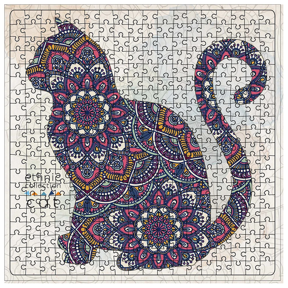 Пазл ORIGAMI Арт-терапия. 360эл.Кошка. арт02898