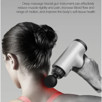

Portable Massage Gun Professional Deep Tissue Body Massager for Muscle Tension Relief with 4 Massage Head Fitness Equipment
