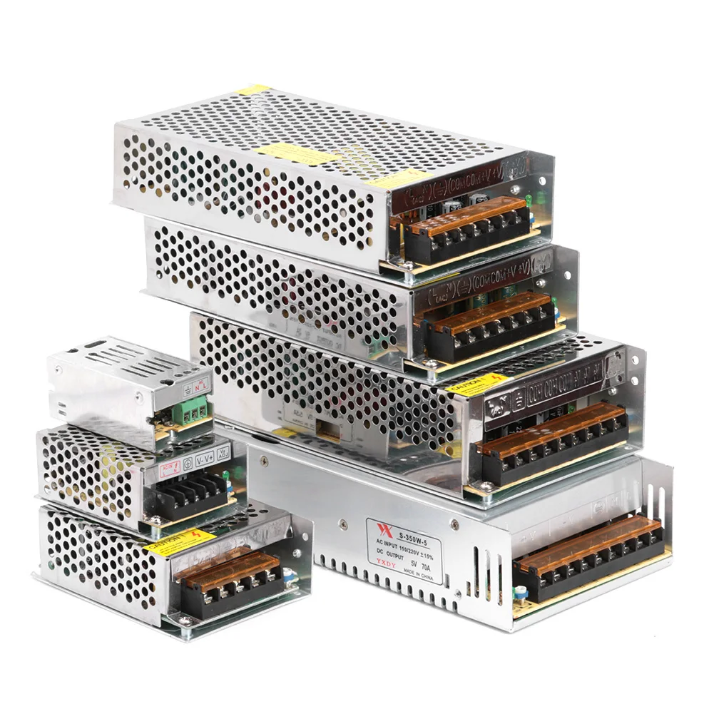 AC 110V 220V к DC 5V переключатель источник питания адаптер CCTV СВЕТОДИОДНАЯ лента