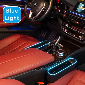 

Car Right Seat Side Storage Box With Light Lamb 4USB Organizer Seat Gap Case Bag Pocket Slit Holde Wallet Phone Keys Recharge